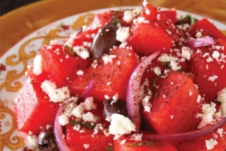 Ottoman Watermelon and Olive Salad